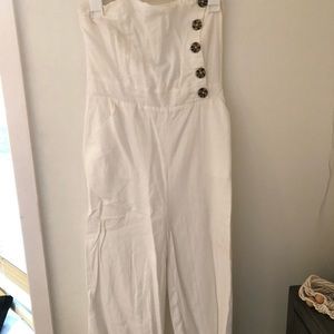 Lulus strapless jumpsuit